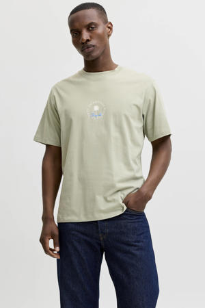 relaxed T-shirt lichtgroen