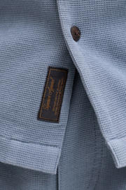 thumbnail: JACK & JONES relaxed casual overhemd met short blauw - (set van 2)