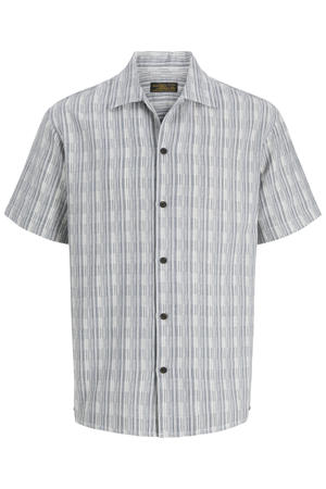 relaxed casual overhemd grijsblauw