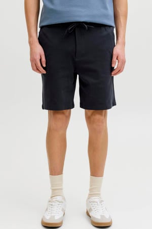 JPSTACE tapered casual short donkerblauw