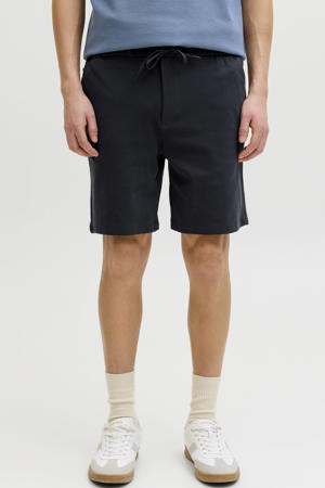 JPSTACE tapered casual short donkerblauw