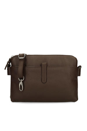 leren crossbody tas bruin