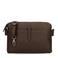 Manfield leren crossbody tas bruin