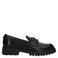 No Stress chunky leren loafers met profielzool - zwart