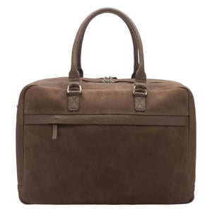 18 inch leren laptoptas bruin