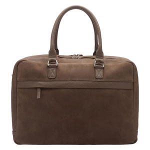 18 inch leren laptoptas bruin