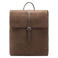 Manfield suede rugzak donkerbruin