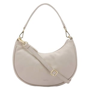 leren crossbody tas beige