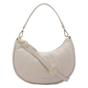 leren crossbody tas beige
