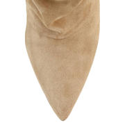 thumbnail: Manfield suède enkellaarzen - beige