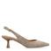 Manfield suède slingback pumps beige
