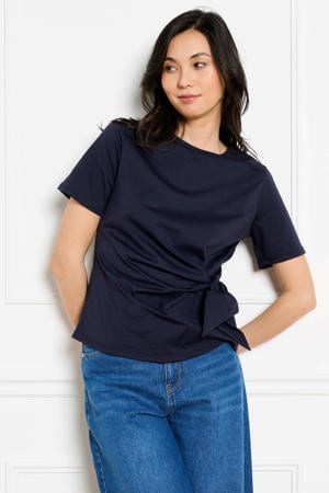 T-shirt donkerblauw