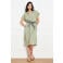 LOLALIZA blousejurk groen