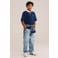 WE Fashion polo - donkerblauw