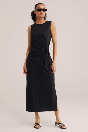jersey zomerjurk zwart