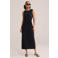 WE Fashion jersey zomerjurk zwart