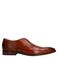 Van Lier leren veterschoenen - cognac