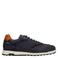 Van Lier leren sneakers - donkerblauw