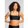 Puma voorgevormde strapless bandeau bikinitop met logo zwart