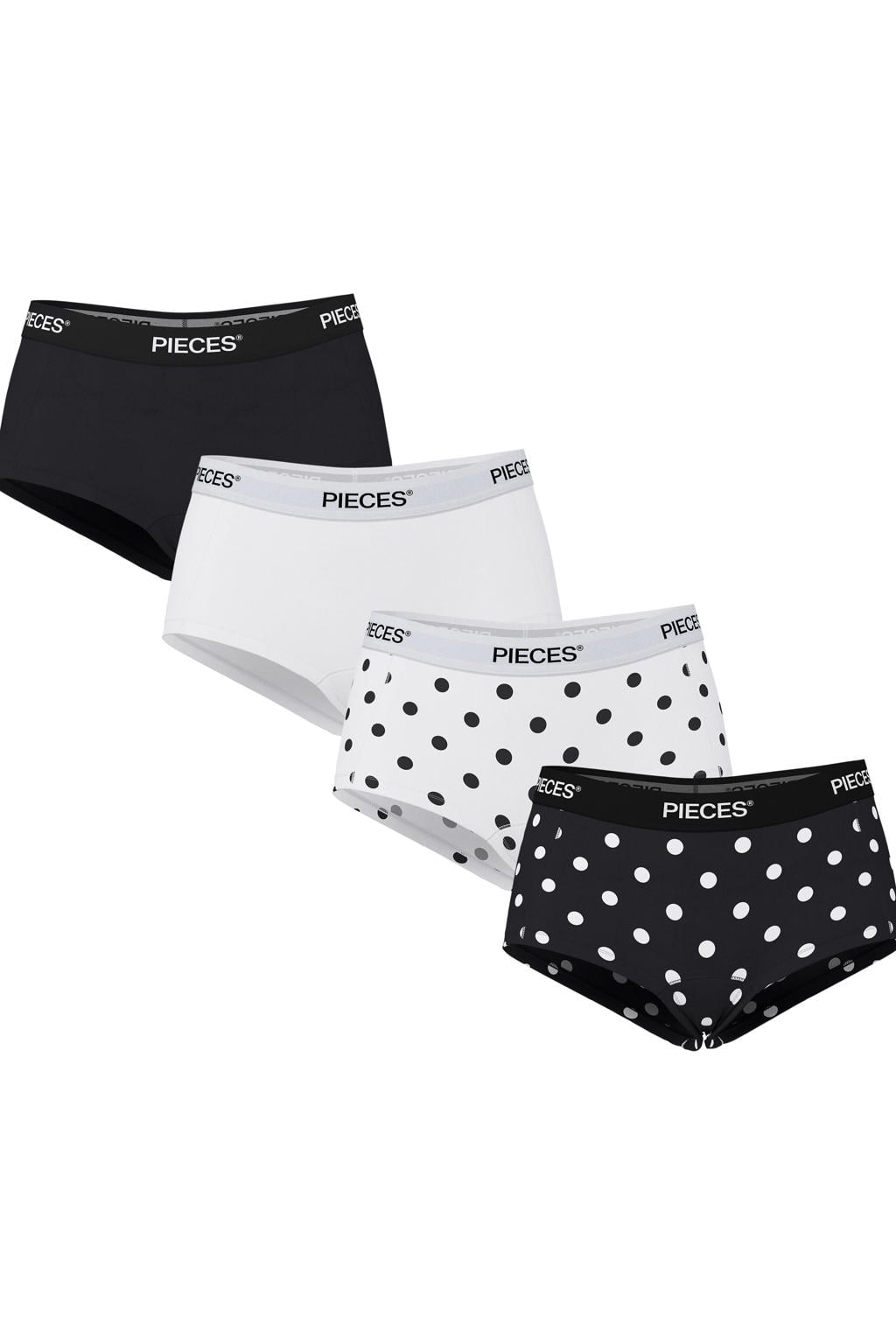 PIECES boxershorts (set van 4)