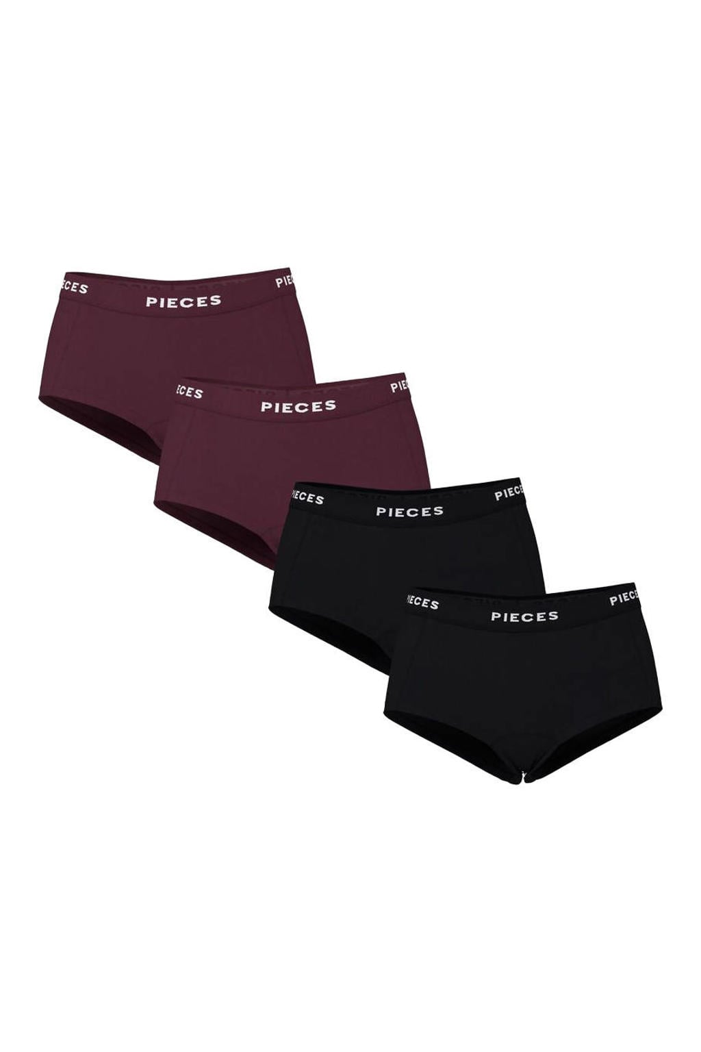 PIECES boxershorts (set van 4)