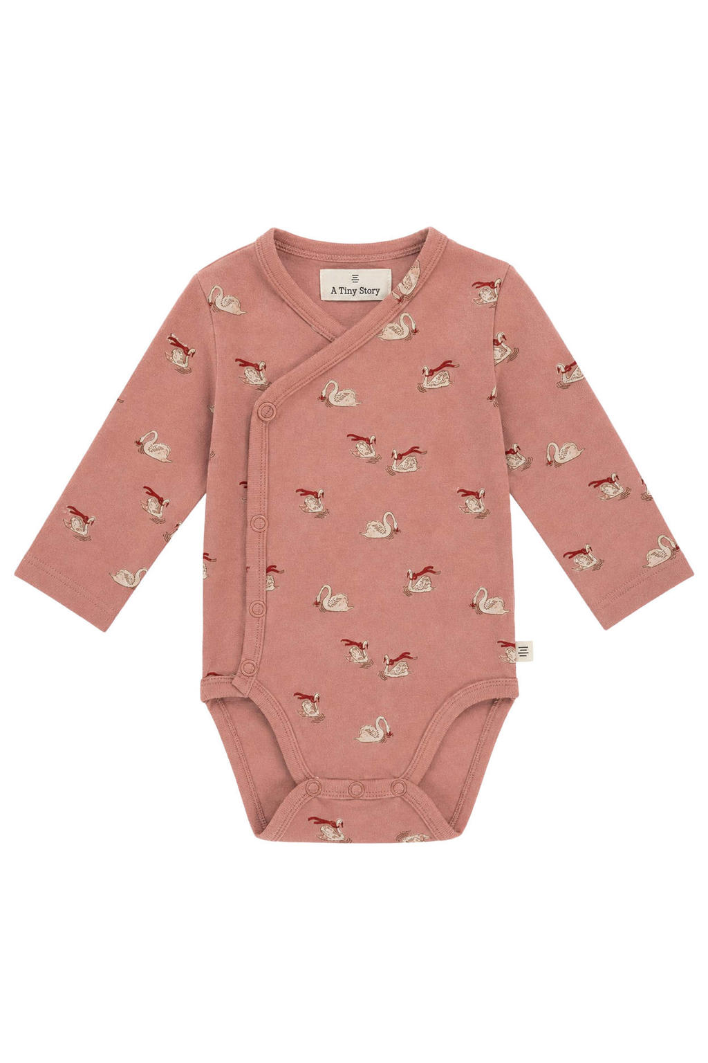 A Tiny Story romper met print - oudroze