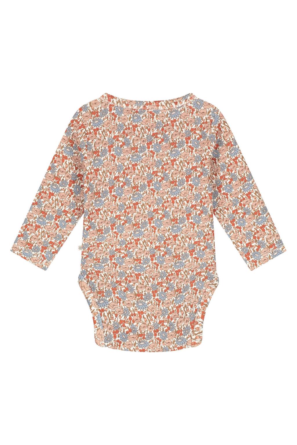 A Tiny Story romper met print - roze/beige/blauw