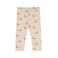 A Tiny Story katoenen babybroek met print - beige