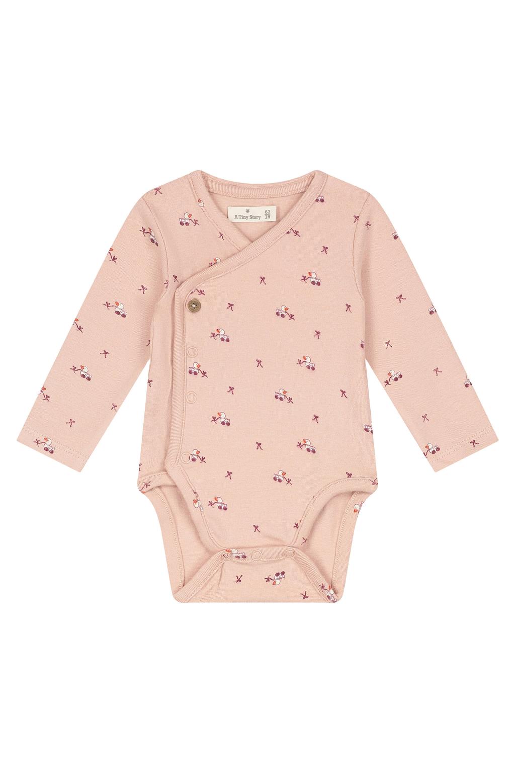 A Tiny Story romper met print - lichtroze