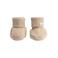 A Tiny Story katoenen gebreide babyslofjes - beige