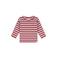 A Tiny Story gestreepte longsleeve - donkerrood/lichtroze