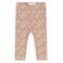 A Tiny Story katoenen slim fit babybroek met print - roze