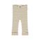 A Tiny Story katoenen slim fit gestreepte babybroek - beige