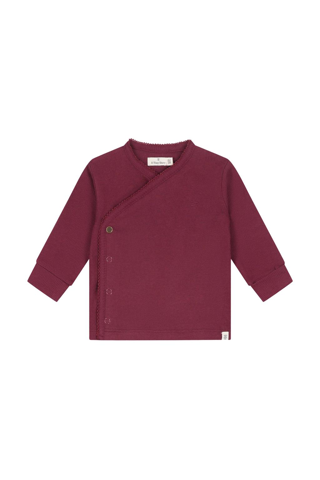 A Tiny Story longsleeve - donkerrood