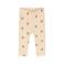 A Tiny Story katoenen regular fit babybroek met print - beige