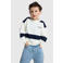 Alix Mini oversized gebreide trui met backprint - ecru