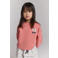 Alix Mini oversized sweater met logo - koraalrood