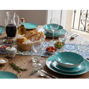thumbnail: Cookinglife Serviesset Bali Porselein 12-delig / 4 personen - 4 dinerborden, 4 ontbijtborden en 4 diepe borden