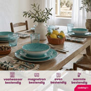 thumbnail: Cookinglife Serviesset Bali Porselein 12-delig / 4 personen - 4 dinerborden, 4 ontbijtborden en 4 diepe borden