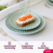 thumbnail: Cookinglife Serviesset Cardida Groen 18-delig / 6 personen - 6 dinerborden, 6 ontbijtborden en 6 kommen