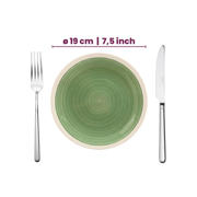 thumbnail: Cookinglife Serviesset Oceanico Groen 12-delig / 4 Personen - 4 dinerborden, 4 ontbijtborden en 4 kommen