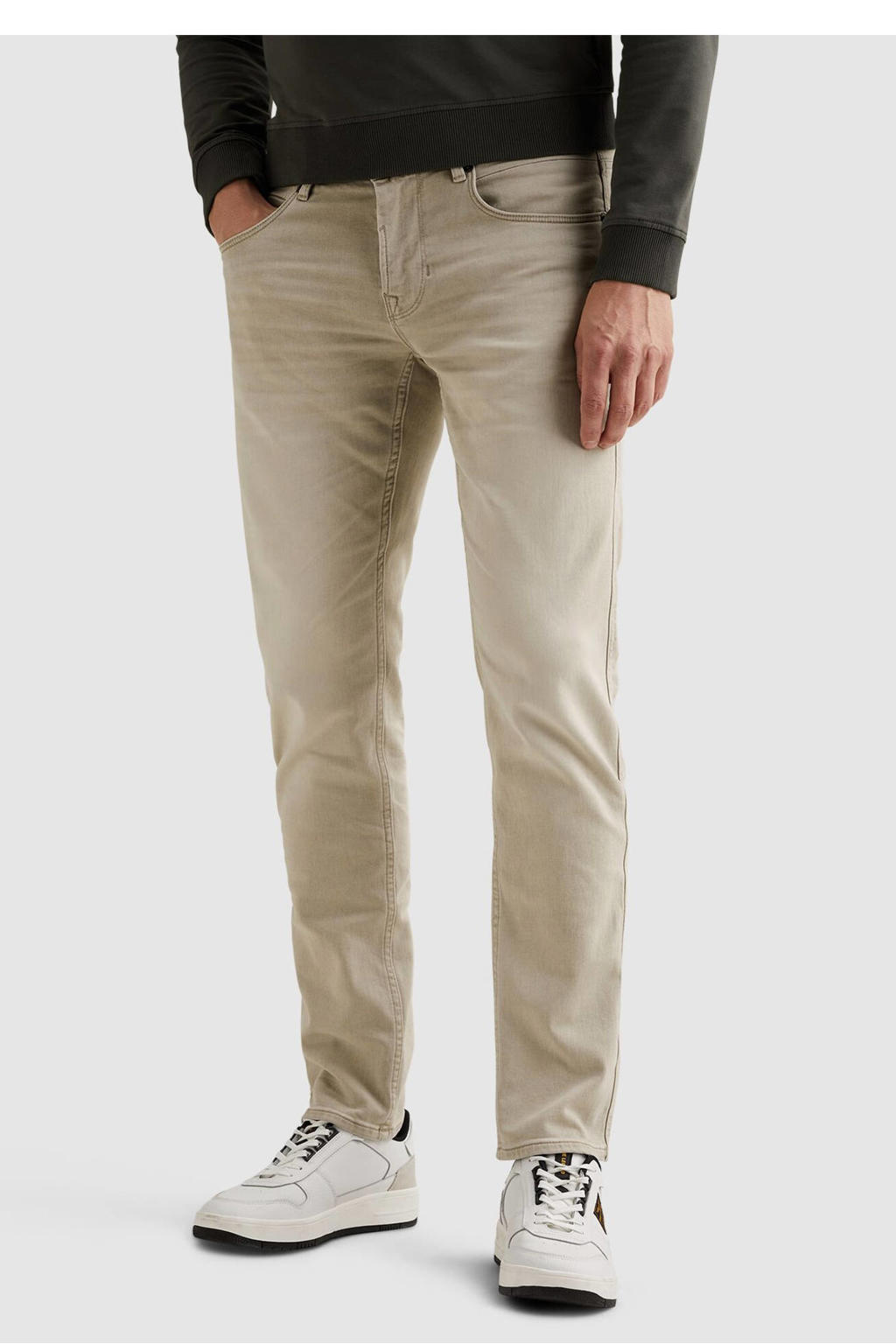 PME Legend regular casual broek beige