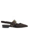 Cycleur de Luxe Lamium suède leren slingback loafers donkerbruin
