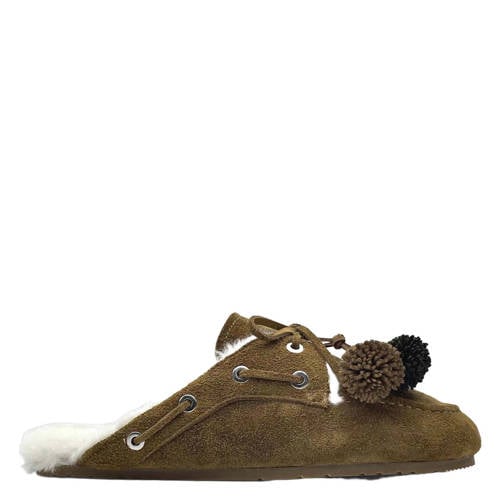 Cycleur de Luxe Anaelle suède clogs bruin