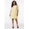 Zizzi viscose blousejurk Plus Size - geel