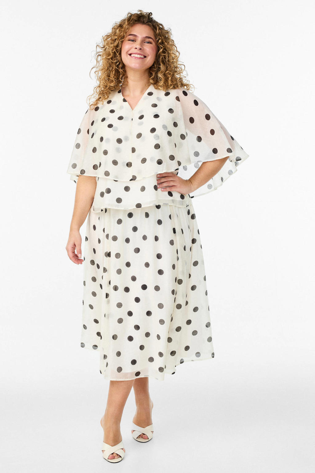 Wit en zwarte dames Zizzi top
