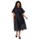 Zizzi midi jurk Plus Size - zwart