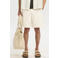 Selected SLHLOOSE MASON denim short ecru
