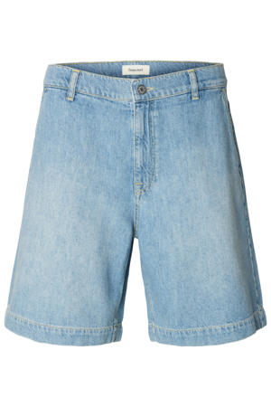 SLHLOOSE MASON short light blue denim