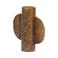 Urban Nature Culture keramieken vaas 22x19.5 cm - bruin